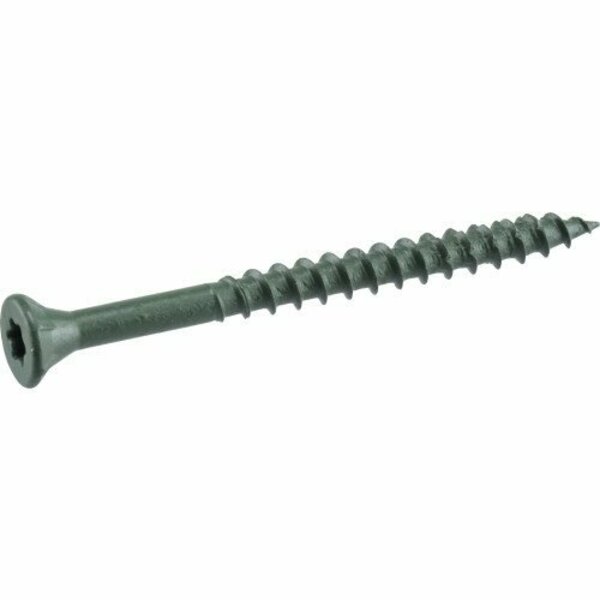 Hillman Deck Screw, #8 x 1-5/8 in, Steel, Flat Head, Torx Drive 48398